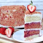 Strawberry Crunch Cake