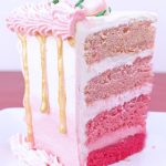 Ombre Heart Valentine's Day Cake