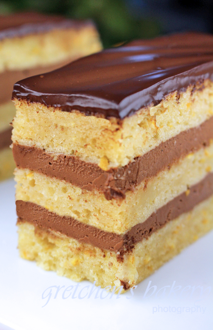 Chocolate Orange Mousse Cake