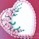 Ombre Heart Valentine's Day Cake