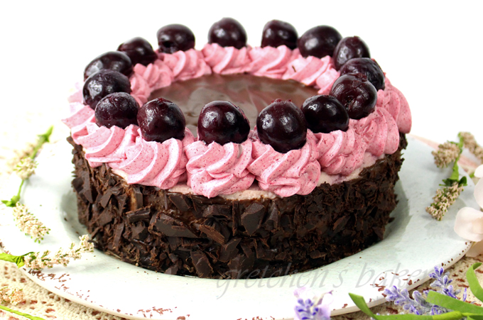 Vegan Black Forest Cheesecake