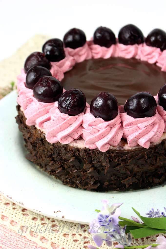 Vegan Black Forest Cheesecake