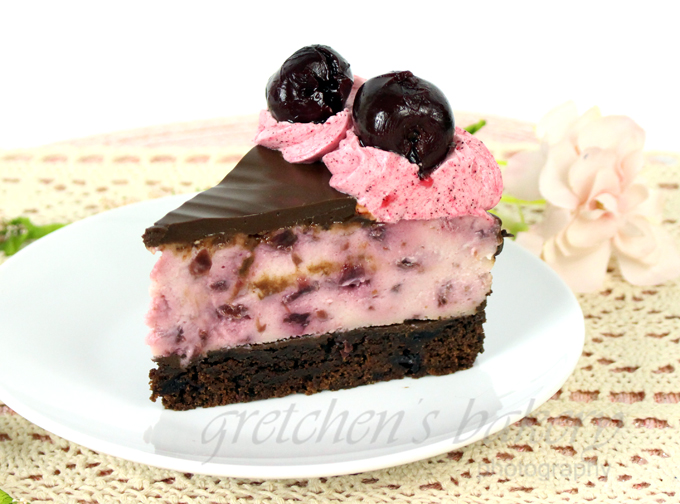 Vegan Black Forest Cheesecake