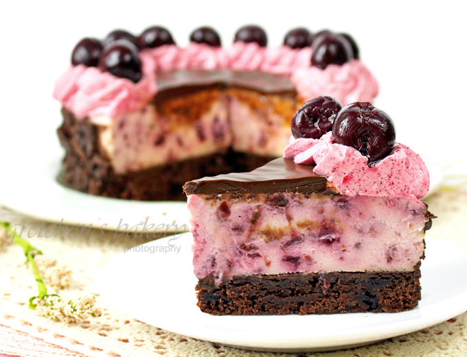 Vegan Black Forest Cheesecake