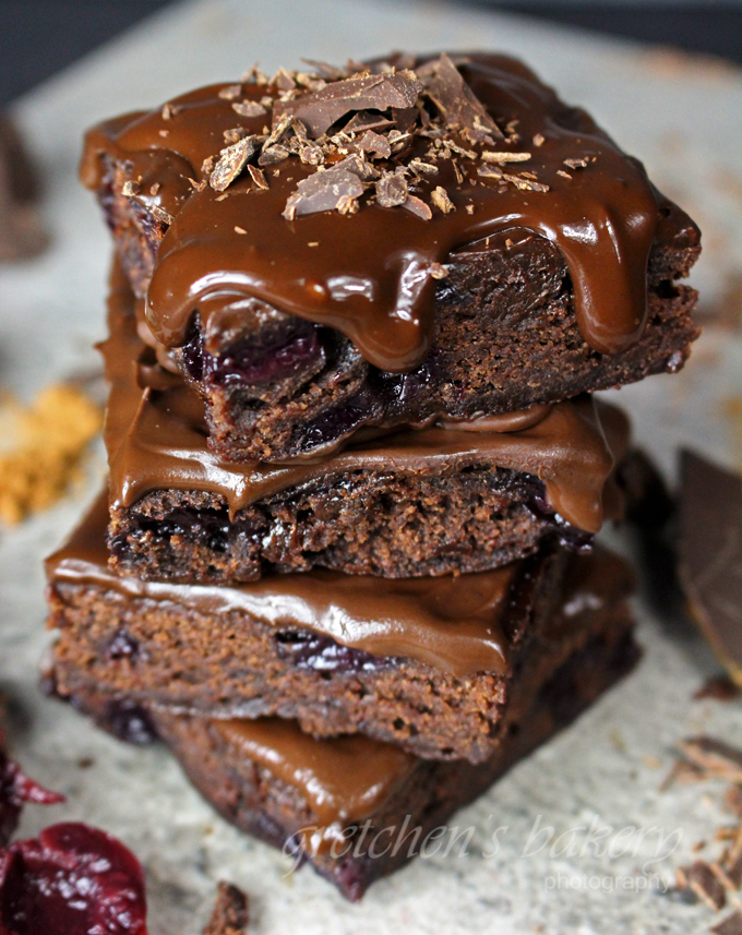 Vegan Black Forest Brownies