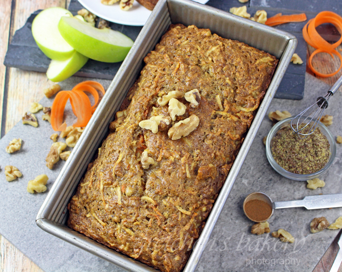 Carrot Apple Cake Bread