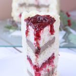 White Cranberry Mocha Latte Cake