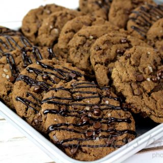 Double Chocolate Chip Cookies~ vegan