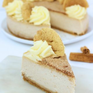 Vegan Snickerdoodle Cheesecake