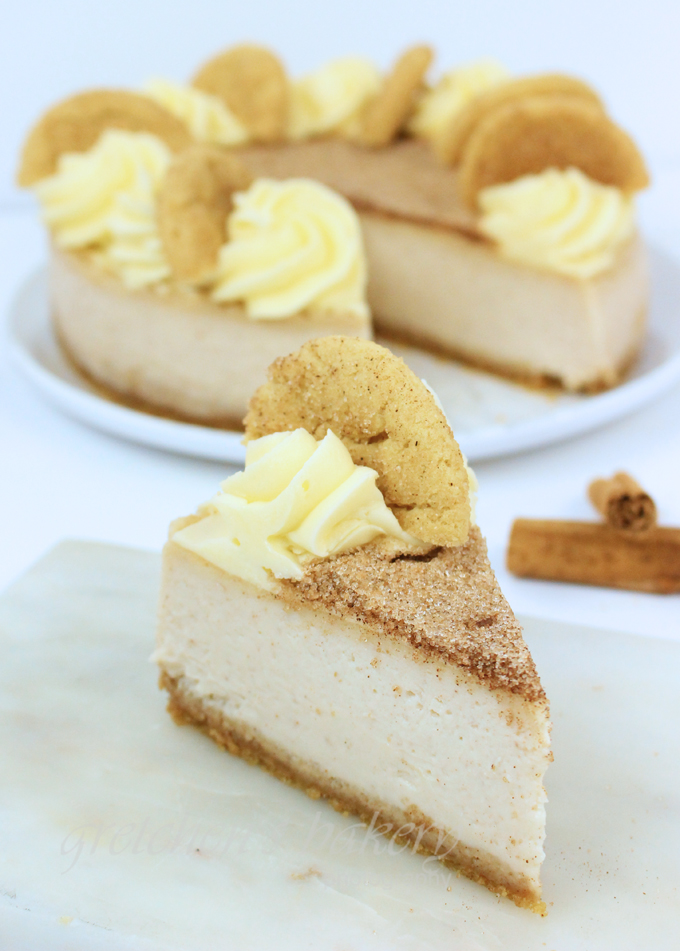 Vegan Snickerdoodle Cheesecake