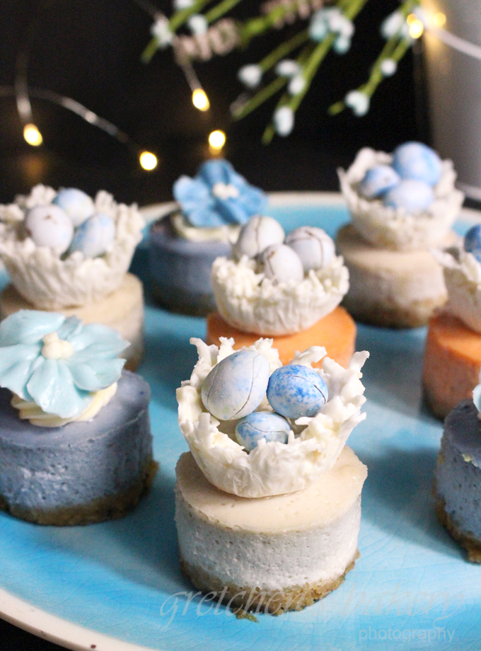 Miniature Vegan Cheesecakes ~ Spring Assortment