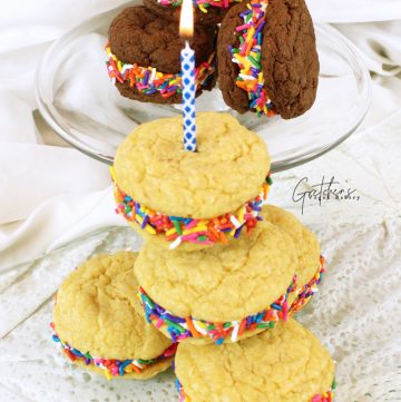 Birthday Cake Whoopie Pies