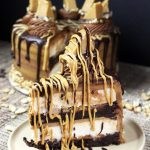 Death by Peanut Butter Fudge Brownie Cheesecake ~ Vegan