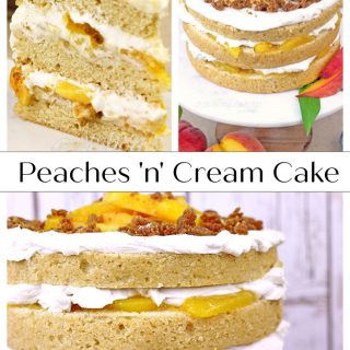 Peaches 'n' Cream Cake