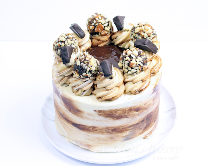 Chocolate Mousse Cake ~ Almond Sponge Cake