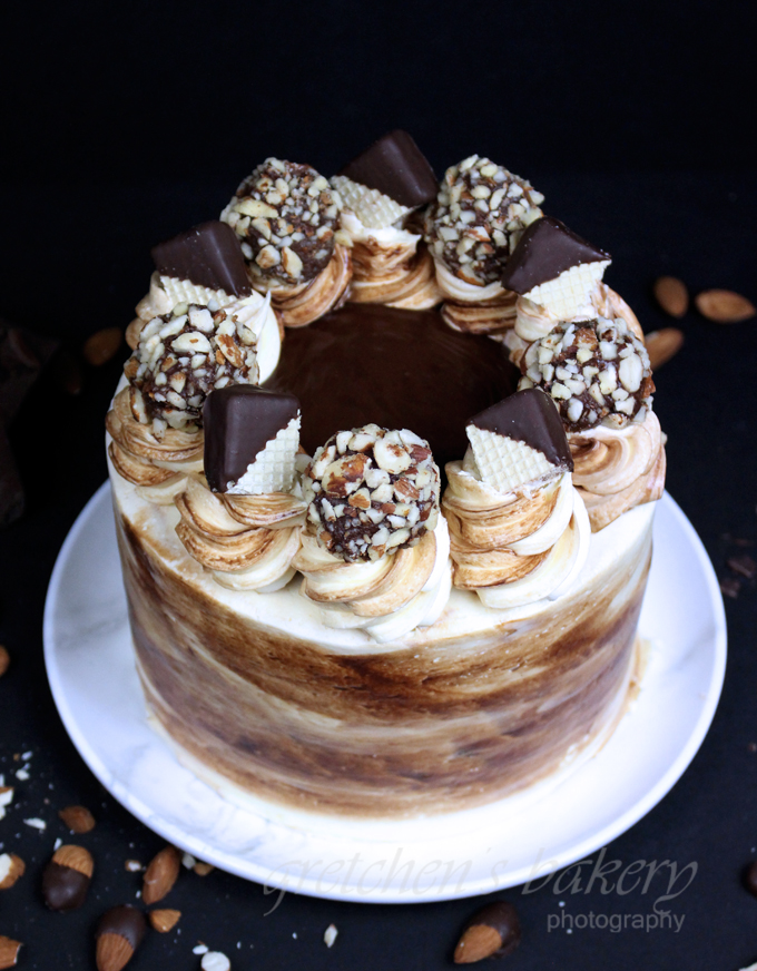 Chocolate Mousse Cake ~ Almond Sponge Cake