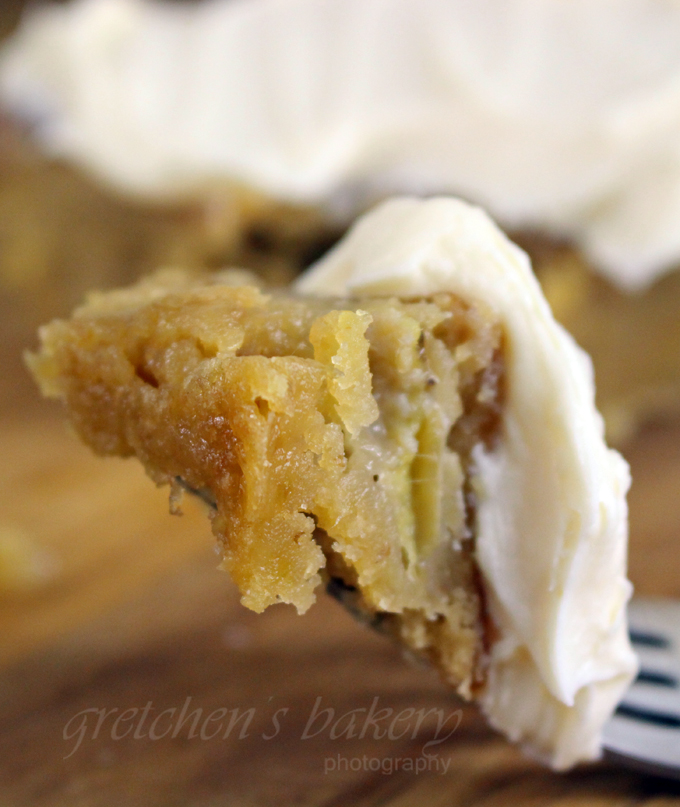 Butterscotch Banana Blondies ~ Vegan