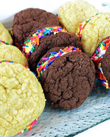 Birthday Cake Whoopie Pies
