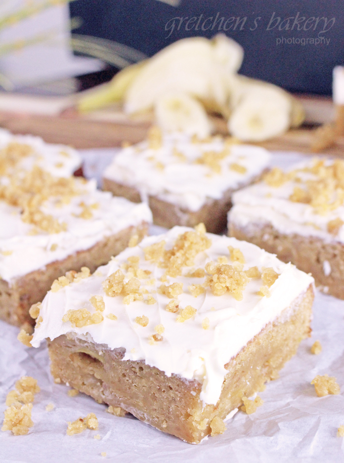 Banana Blondies