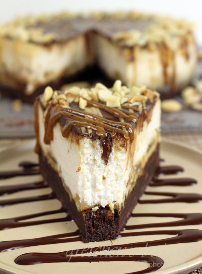 Vegan Snickers Cheesecake