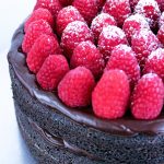 Chocolate Raspberry Truffle Cake