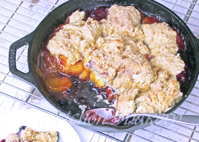 Blueberry Peach Cobbler Recipe