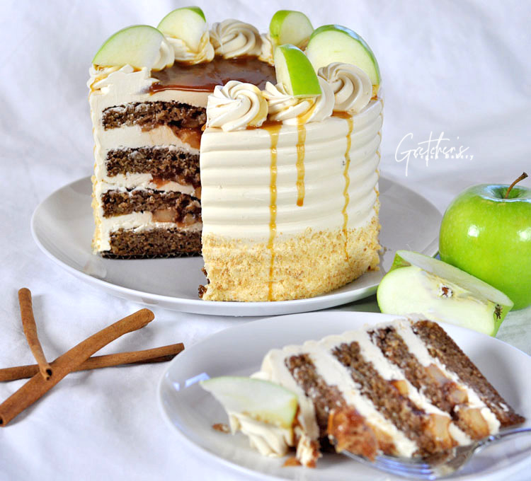 Caramel Apple Cake