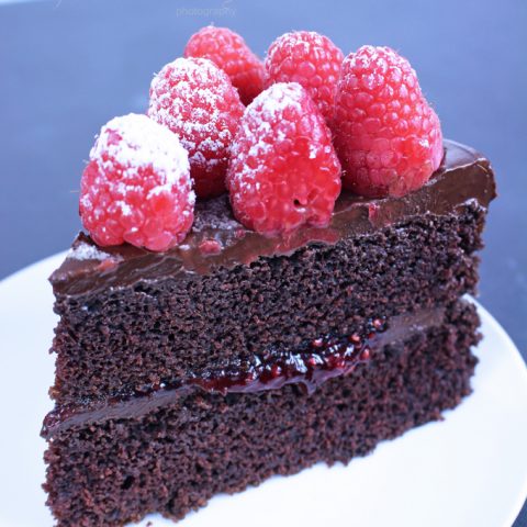 Chocolate Raspberry Cake  Confessions of a Baking Queen