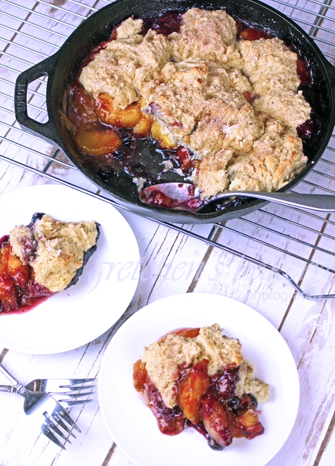 Blueberry Peach Cobbler Recipe