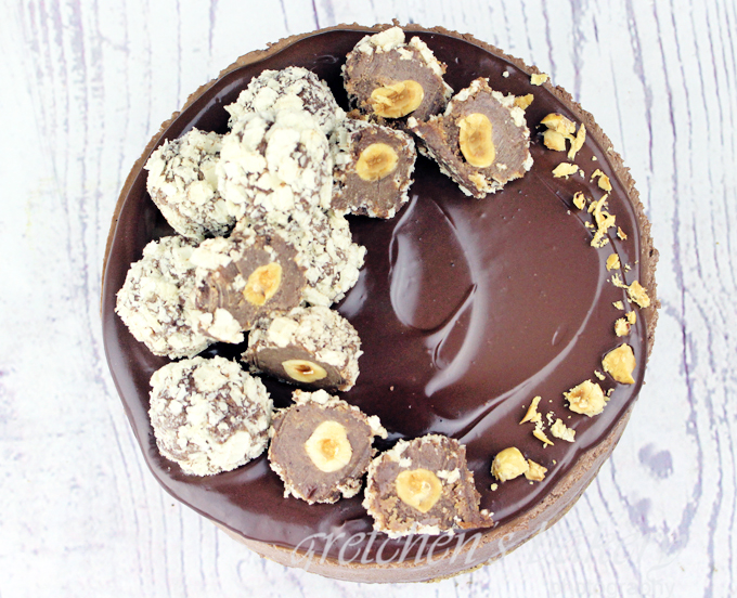Vegan Ferrero Rocher Mousse Cake