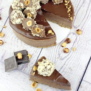 Vegan Ferrero Rocher Mousse Cake