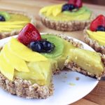 No Bake Vegan Fruit and Custard Tart