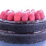 Chocolate Raspberry Truffle Cake