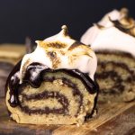 S'Mores Cake Roll ~ Vegan