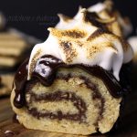 S'Mores Cake Roll ~ Vegan