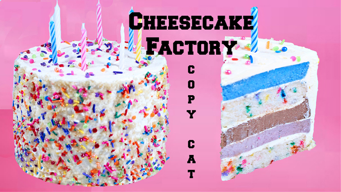 Birthday Cake Cheesecake~ Copy Cat