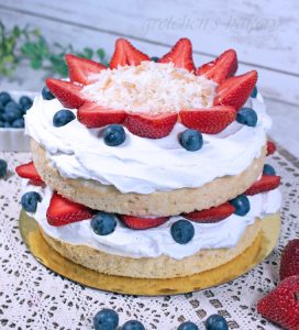 Coconut Strawberry Shortcake