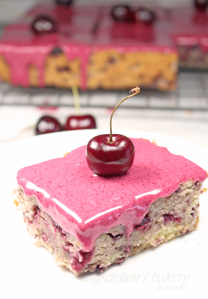 Cherry Blondies