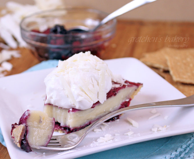 White White Chocolate Berry Cream Pie