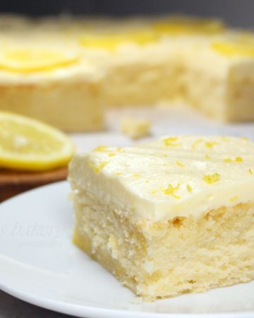 Fluffy Vegan Lemon Cake Recipe