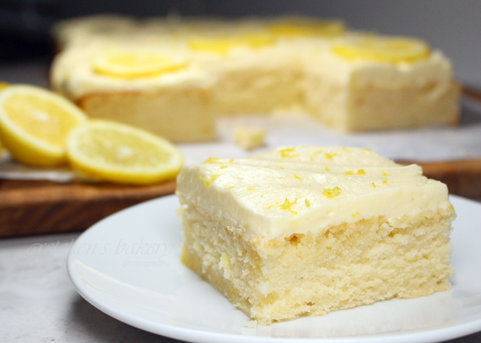 Fluffy Vegan Lemon Cake Recipe