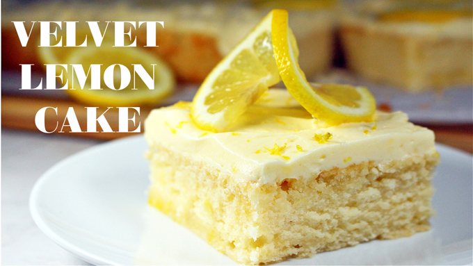 Fluffy Vegan Lemon Cake Recipe