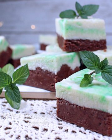 Vegan Chocolate Mint Fudge