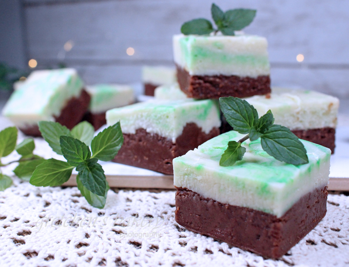 Vegan Chocolate Mint Fudge