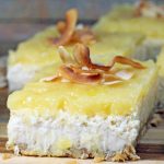 Piña Colada Cheesecake Bars