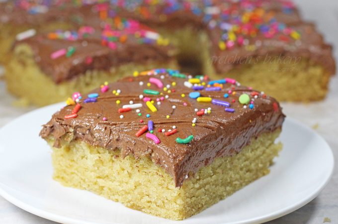 Bakery Recipe for Vegan Yellow Cake