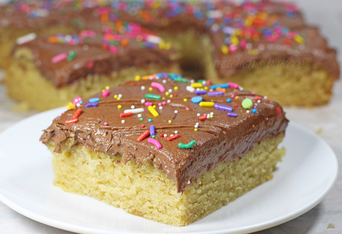 Bakery Recipe for Vegan Yellow Cake