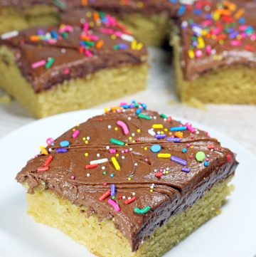 Bakery Recipe for Vegan Yellow Cake