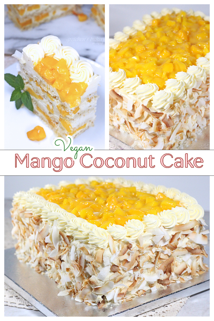Mango Coconut cake