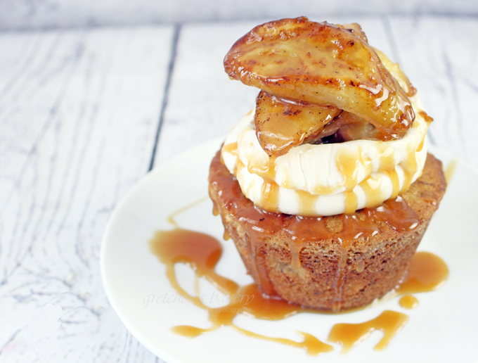 Bananas Foster Cupcake